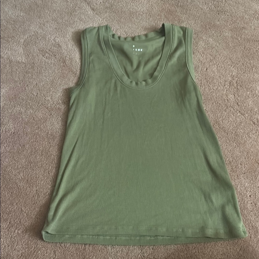Green Sleeveless Top